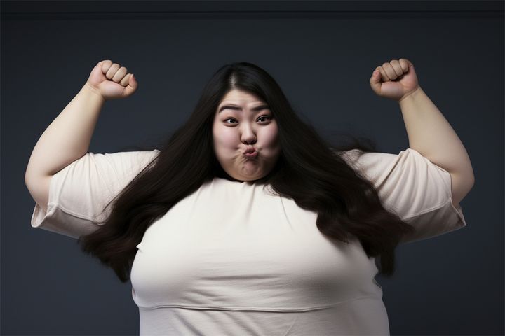 ぽっちゃり女性のイメージ