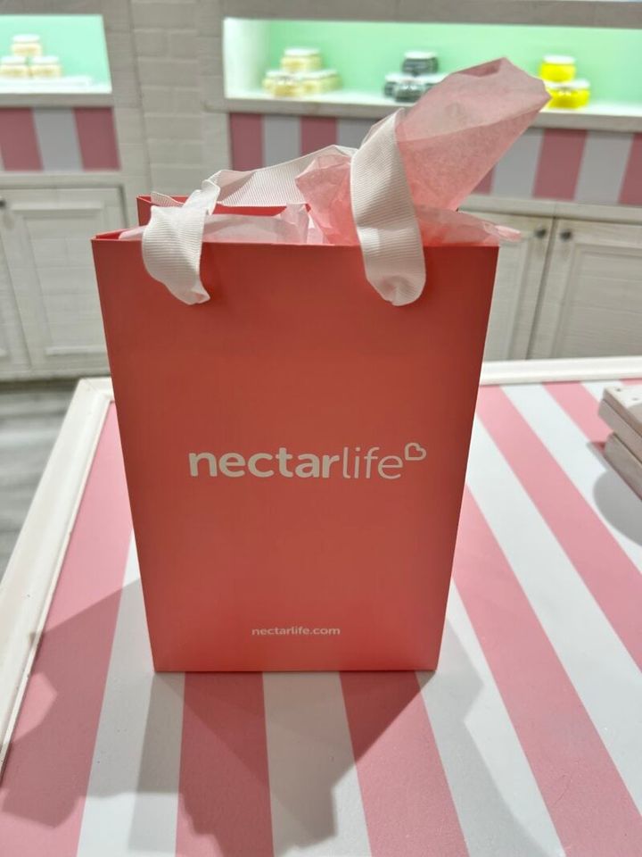 ピンクのショッパー