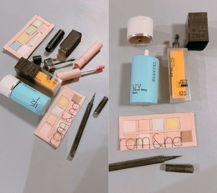 ダンボールコスメ！ ん？ ダンボール...？（画像はhirotaaaannさんの投稿より）