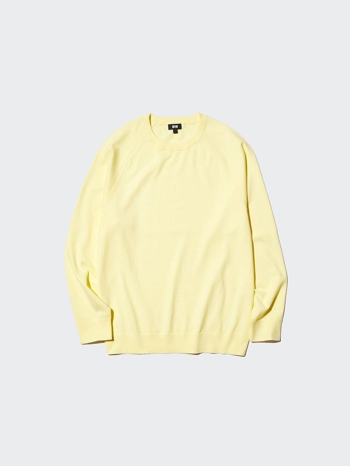 ユニクロのウォッシャブルクルーネックセーター