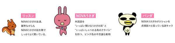NOVA うさぎファミリーに加わる新たな仲間を決定する新キャラクター総選挙がスタート