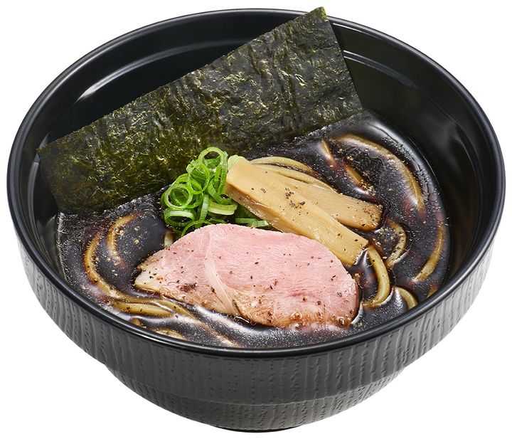 「スシロー×食べログ」全国名店監修シリーズ “極麺 青二犀”監修「黒胡椒 濃口黒醤油ラーメン」03