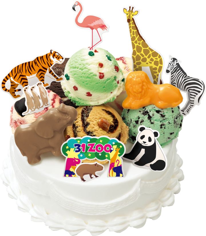 ３１デコケーキ ZOO