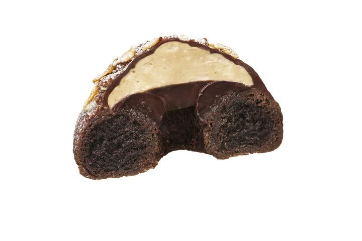 トリュフショコラードーナツ プラリネ_断面