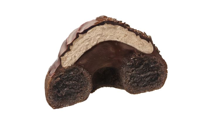 トリュフショコラードーナツ ノワール_断面