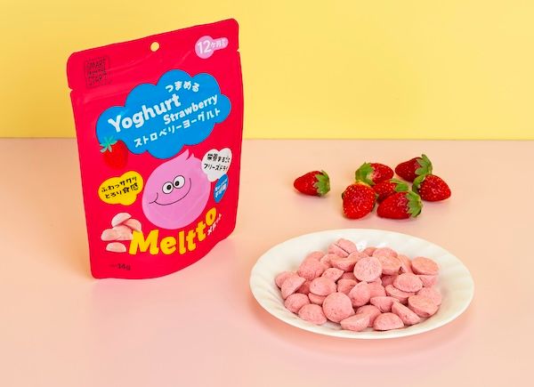 フリーズドライで閉じ込めたヨーグルトとスムージーのおやつ「Mellto」登場！全国のベビー用品専門店等で販売