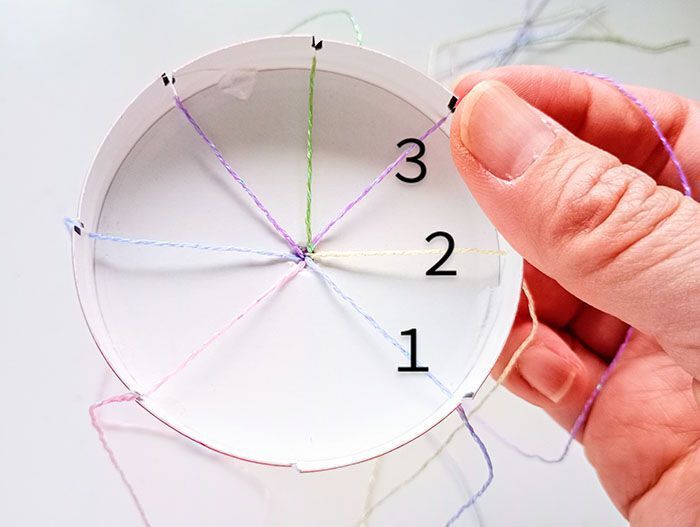 チップスターのフタがまさかの「編み機」に！くるくる回すだけで組みひも完成♡【作ってみた】