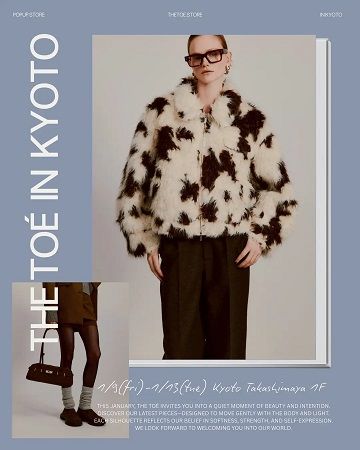 【京都府京都市】ファッションブランド「THE TOÉ」が京都高島屋でPOPUP STORE開催！福袋やノベルティも