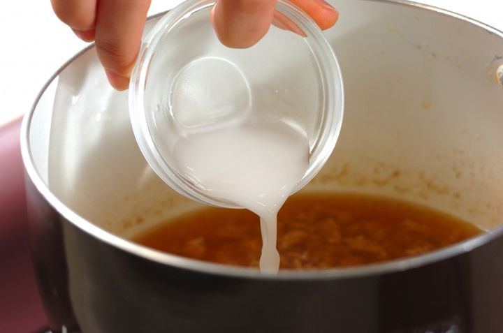 カボチャのそぼろあんかけの作り方3