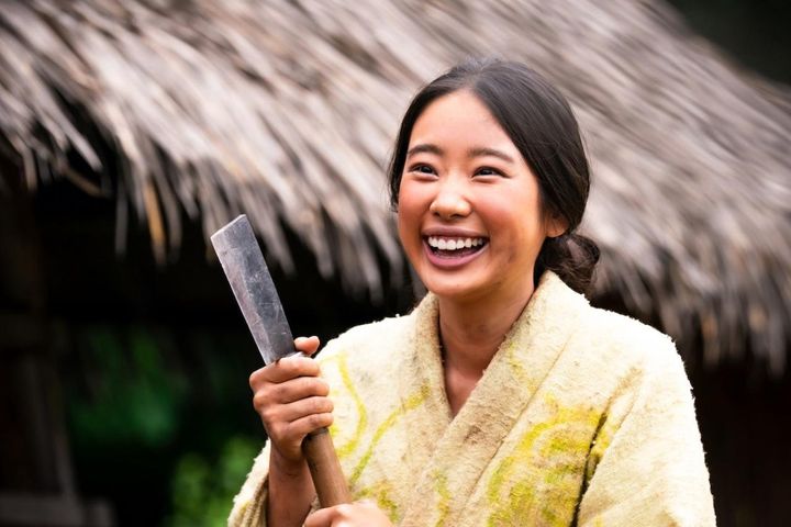 あさひ（倉沢杏菜）／大河ドラマ「豊臣兄弟！」 ©️NHK