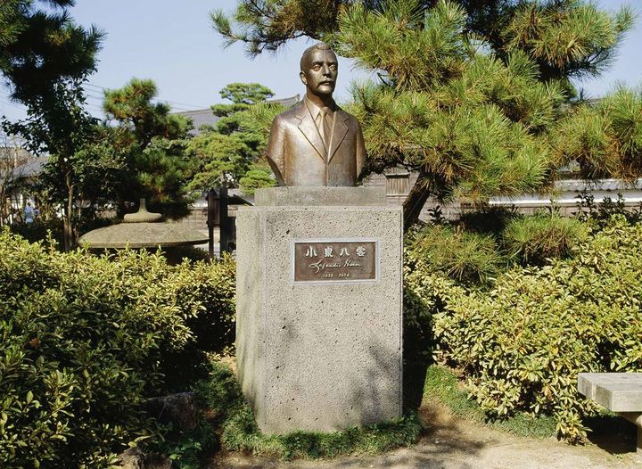 小泉八雲の像、島根県松江市