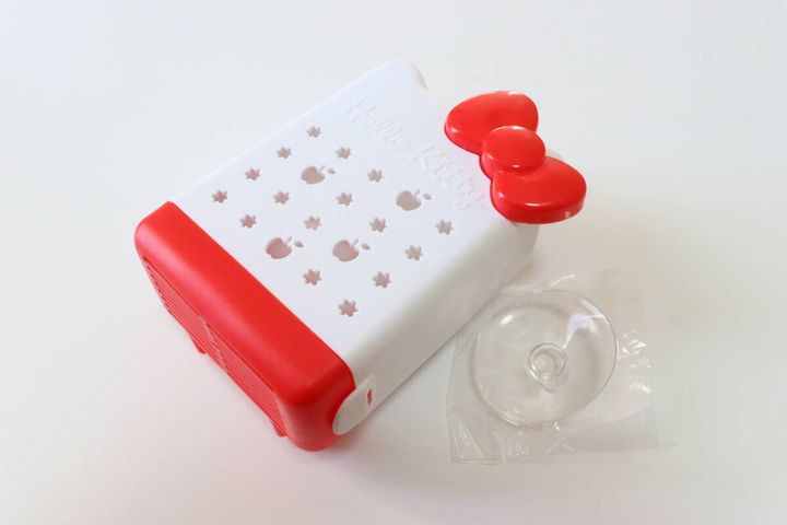 ダイソーの吸盤キッチンポケットK／Tリボンのビジュアル