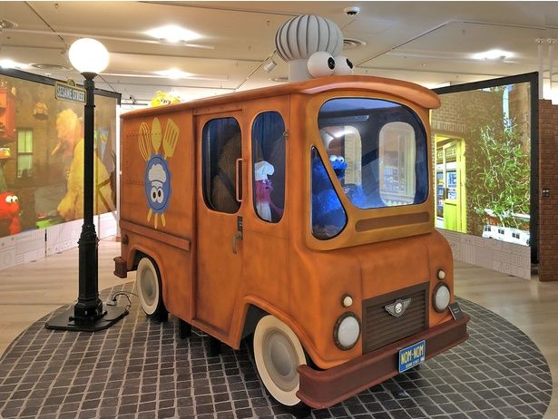 大人気！クッキーモンスターのキッチンカー