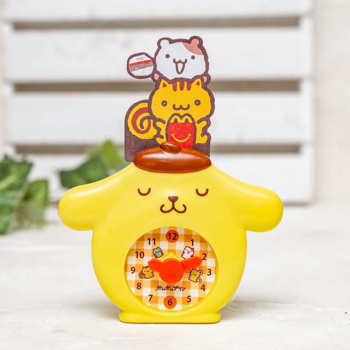 ポムポムプリン とけい型メモスタンド