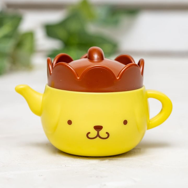 ポムポムプリン ティーポット型 こものいれ