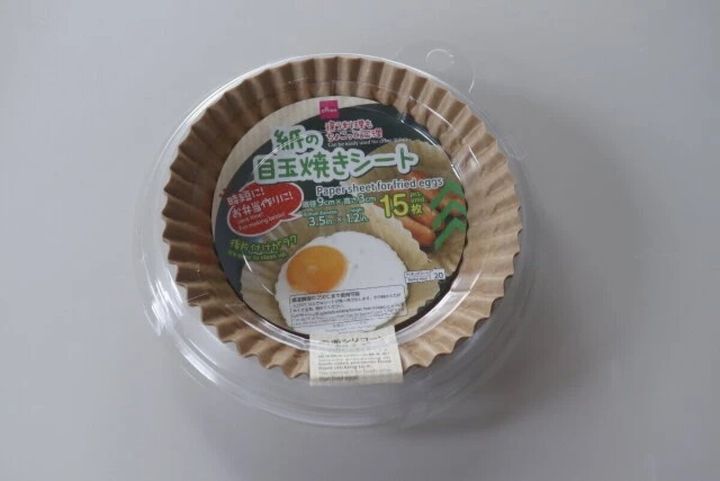 ダイソー 紙の目玉焼きシート パッケージ