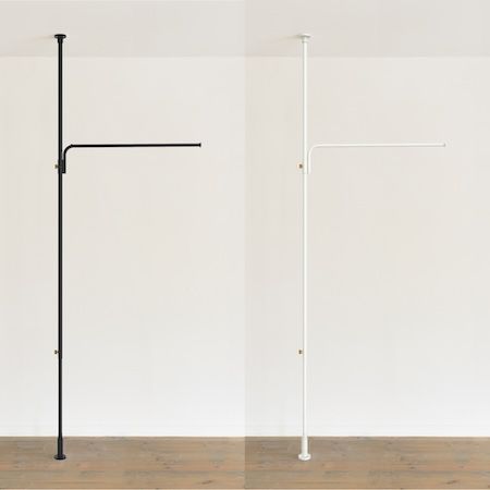 間仕切りやハンギング収納に！突っ張り棒を再定義したDRAW A LINEから新アイテム登場