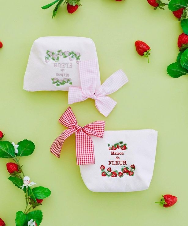 「Maison de FLEUR」のいちごポーチ