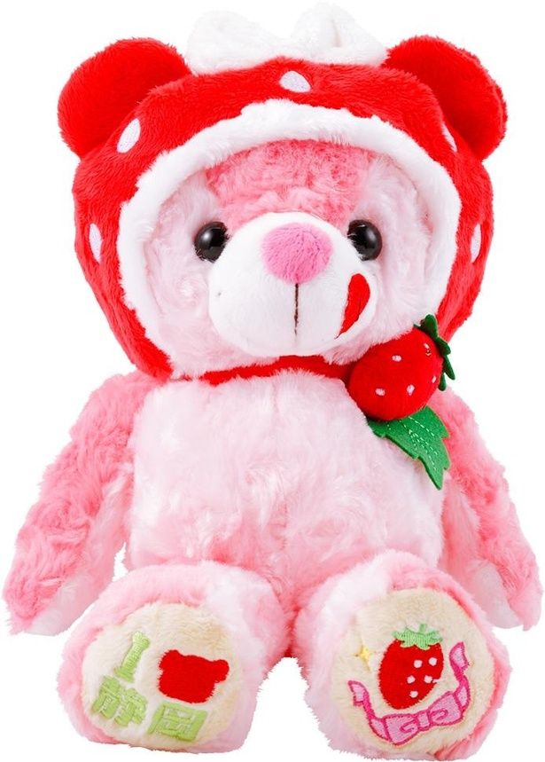 「ご当地ピンズ プラス」の静岡ストロベアぬいぐるみ