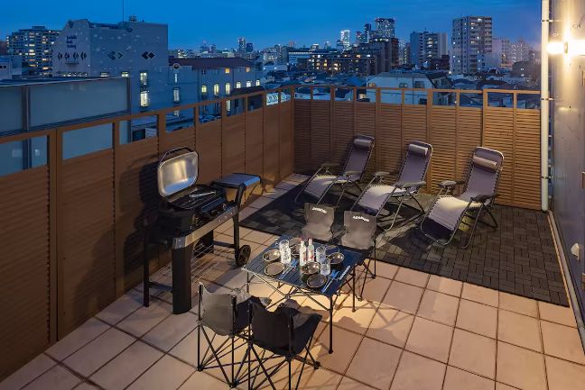 6階 屋上テラス／Photo：Airbnb