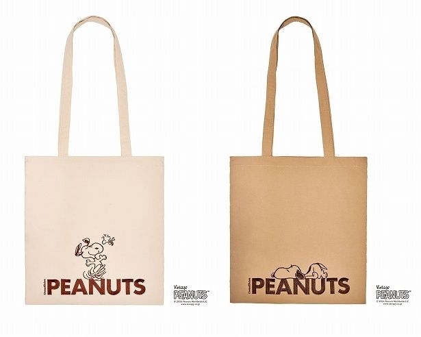 「【Cosme Kitchen】＜PEANUTS＞エンブロイダリートートバッグ」(各2970円)