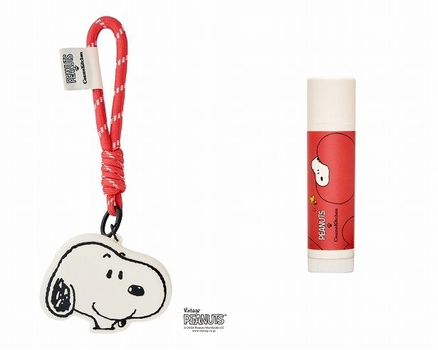 「【Cosme Kitchen Products】＜PEANUTS＞アロマティック リップクリーム チャームセット SNOOPY」(3300円)
