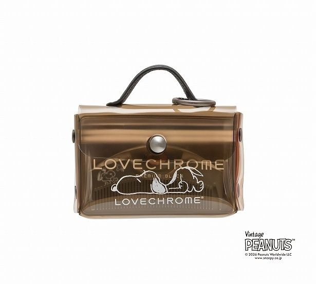 「【LOVECHROME】＜PEANUTS＞(R)PGツキ プレミアムブラック バッグチャーム付き」(7920円)