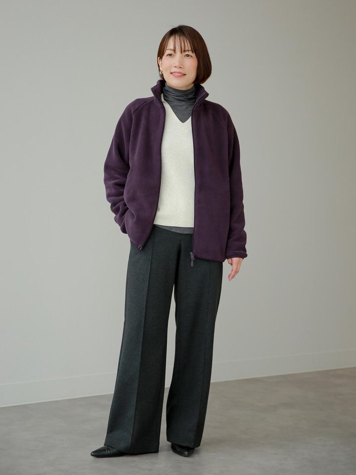 ゆったりと楽にはけて、センタープレスのラインできれい見えもかないます 出典：StyleHint