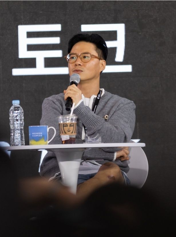 俳優たちのキャスティング秘話を明かすイ・ファン監督 撮影/Lee Junghee