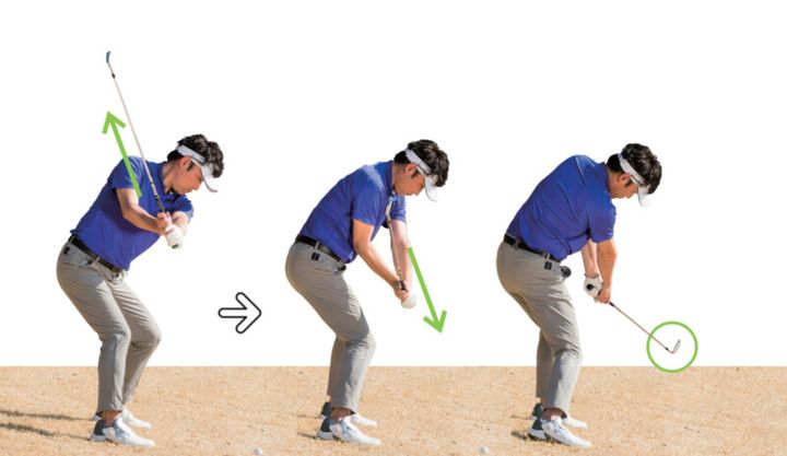 「手を使って打つ」とアイアンが上達する！傾斜地でも安定するコツは…