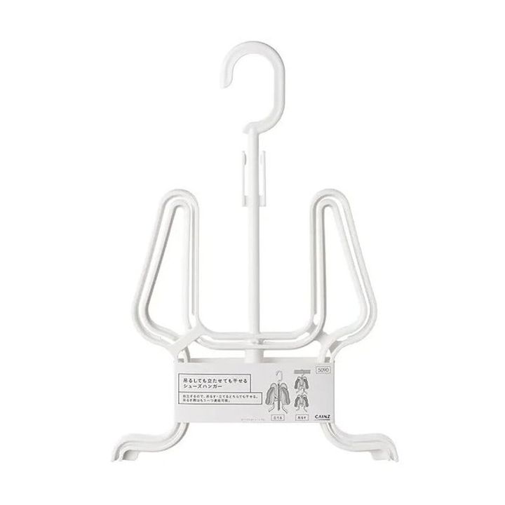 カインズ CAINZ 吊るしても立たせても干せるシューズハンガー