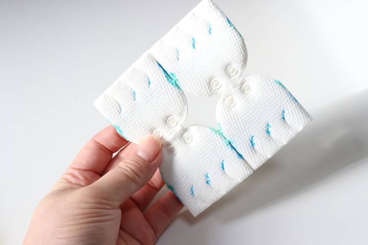 セリア 洗剤付きトイレブラシパッド 内容量