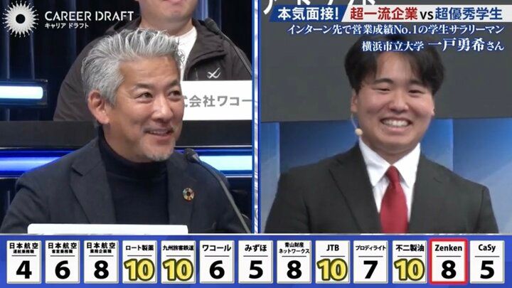 Zenken株式会社の担当者と一戸勇希さん