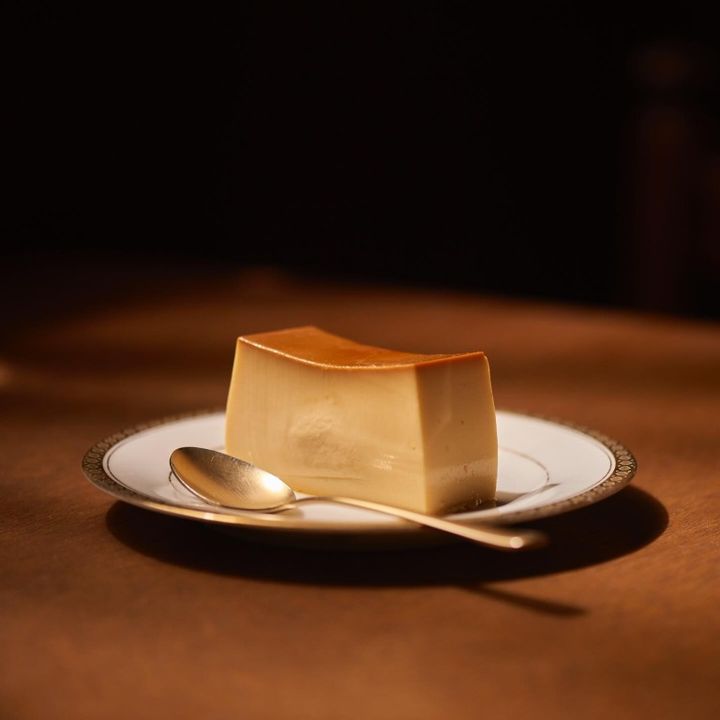 喫茶サテラのプリン