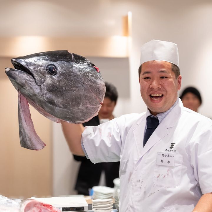 新春！生本まぐろ解体ショー3