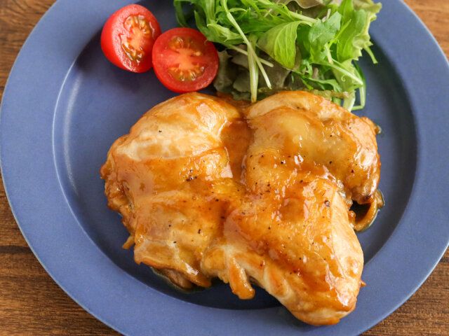 鶏のからしマヨ焼きの完成