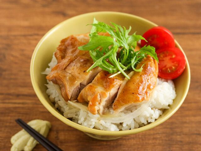 鶏のからしマヨ焼き丼