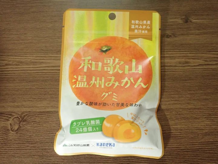 DAISO(ダイソー)：カネカ JA和歌山温州みかんグミラブレ乳酸菌入 40g
