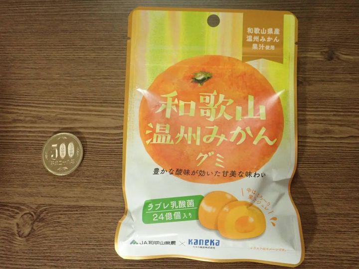 DAISO(ダイソー)：カネカ JA和歌山温州みかんグミラブレ乳酸菌入 40g