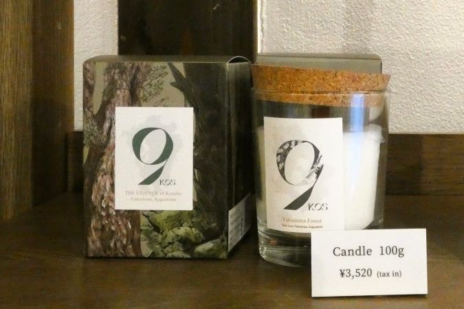 KOSelig JAPAN cafe 太宰府天満宮表参道店 キャンドル 屋久杉