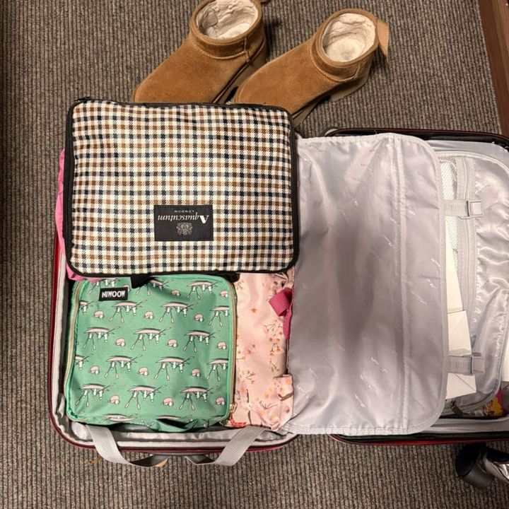 かがやき隊 三遊亭あら馬さんは…… プチ旅行の収納ケースに