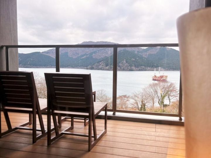 客室からの眺め／箱根・芦ノ湖温泉リゾート「はなをり」