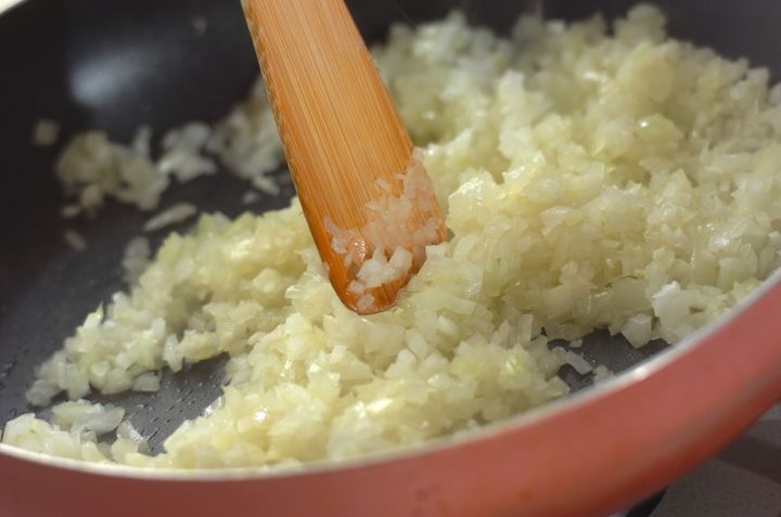 スパイシーミートライスの作り方1