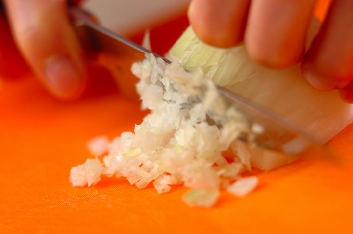 スパイシーミートライスの下準備1