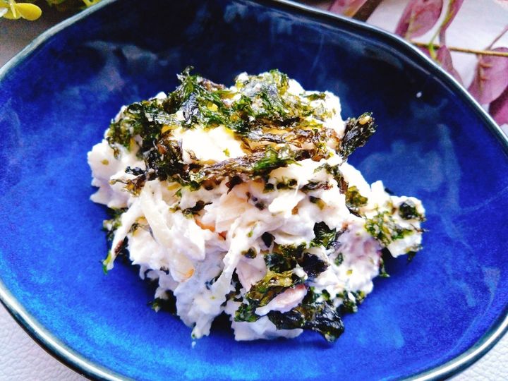 ふわトロ食感でたまらなく美味しい‼長いもポテトサラダ