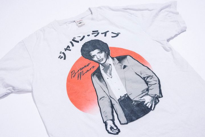 THE JET BOY BANGERZのSHOWはBruno Marsのジャパン・ライブTシャツがお気に入り！