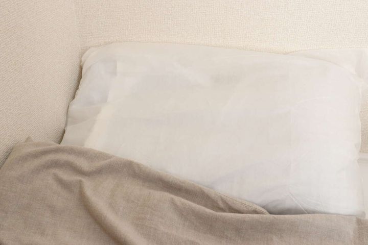 トラベル携帯用枕カバー（2枚） 使用例