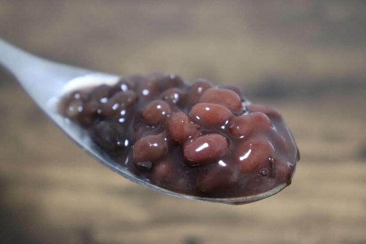 ダイソーの甘さ控えめなゆであずき