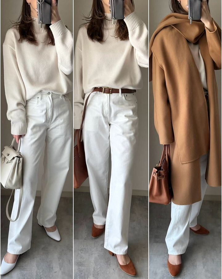 ユニクロのバギージーンズコーデ3