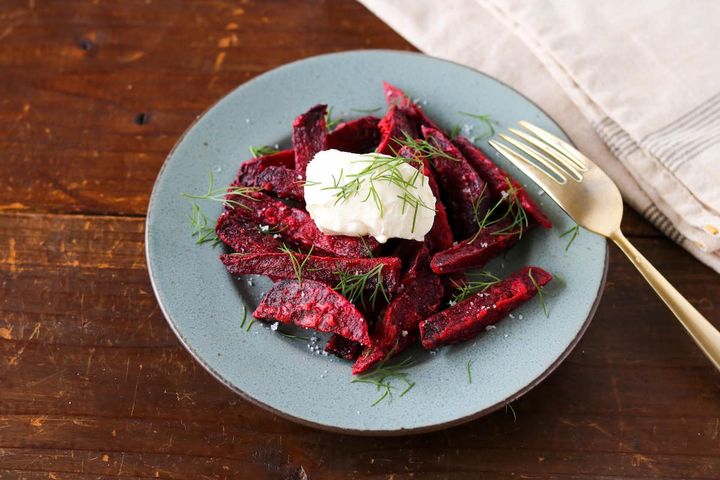 フライドビーツ クリームチーズ添え